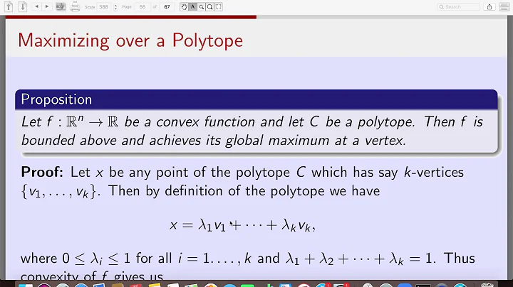 ECO760A: Mathematical Analysis for Economics:  Lecture 12a : Polytopes , Epigraphs and Hypographs.
