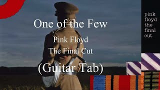 Pink Floyd One Of The Few Guitar Tab