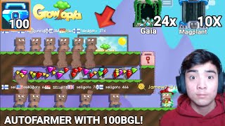 PRO AUTOFARMER WITH 100BGL   (10 MAGPLANT   24 GAIA) - Growtopia