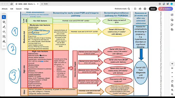 Quick review and tips for the new updated RCOG guideline: SGA and FGR  (Green-top Guideline No. 31)