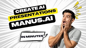 Create AI Presentations in Minutes with Manus.AI | Full Tutorial