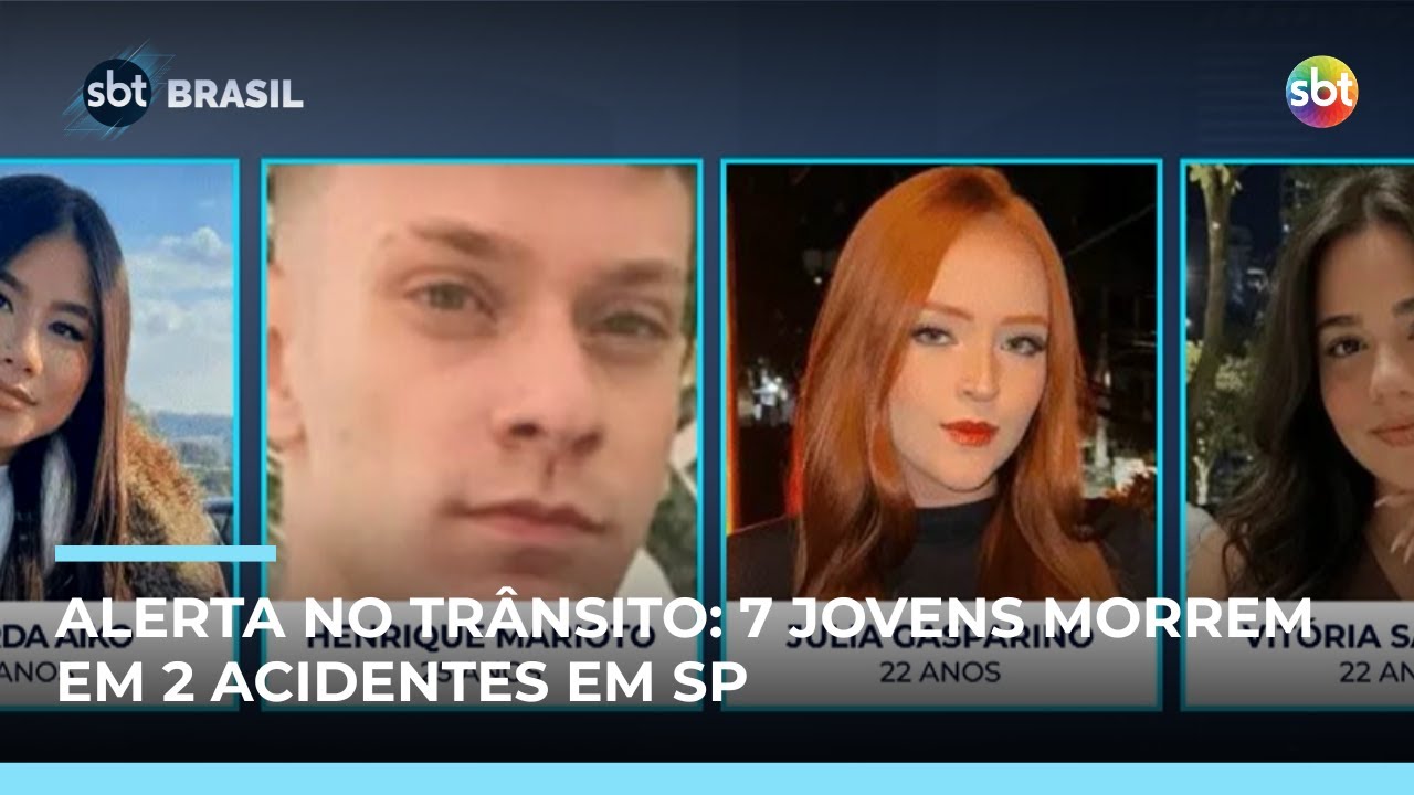 Acidentes em SP deixam 7 jovens mortos e expõem imprudência no trânsito | #SBTBrasil