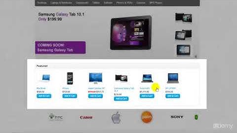 Start An Online Store A to Z Guide - OpenCart 1.5 Ecommerce : Shopping Cart Walk Through