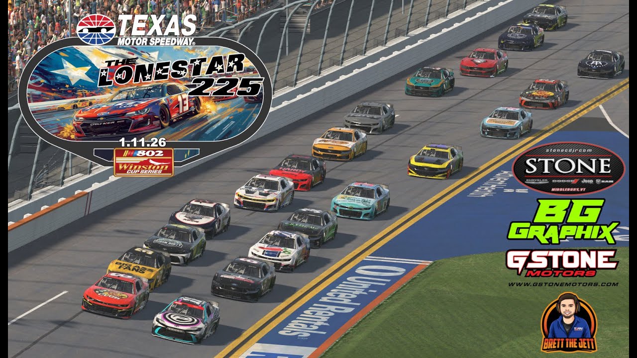 The Lonestar 225 at Texas Motor Speedway | Winston Next Gen Series | 802 iRacing League