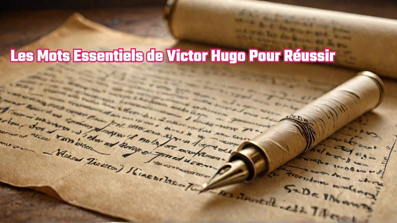 Les Mots Essentiels de Victor Hugo Pour Réussir - YouTube