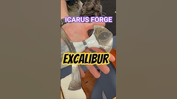 ⚔️ The Legendary Excalibur Sword by Icarus Forge at Bladeshow West 2025!