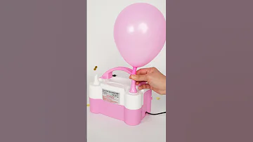 Electric Balloon Pump 73005 White Pink Color 