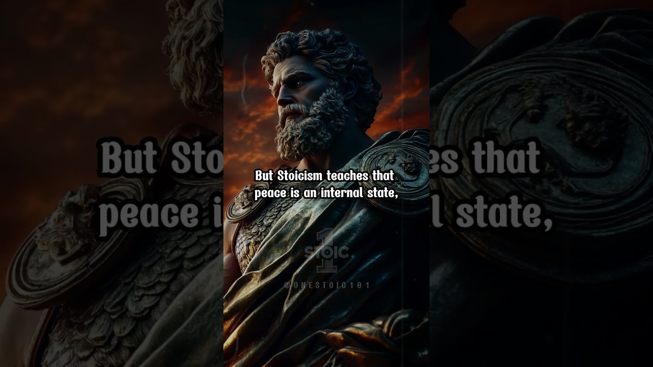 Your peace is your responsibility.  