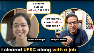 I failed in my first 4 Prelims because I ignored...| Akanchha Singh AIR 44, UPSC CSE 2023 screenshot 4