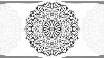 coreldraw 2020 - mandala design tutorial