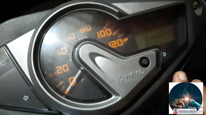 How to  remove  service indicator #Hero dash motorbike#maestro edge
