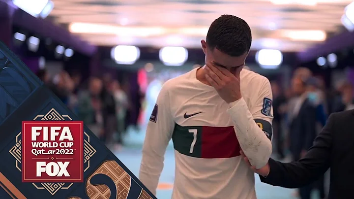 Cristiano Ronaldo walks off the pitch after Morocc...