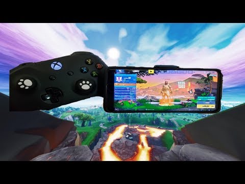 Galaxy s10 Fortnite Mobile Gameplay  - High Settings -  60 FPS - Off Screen Capture