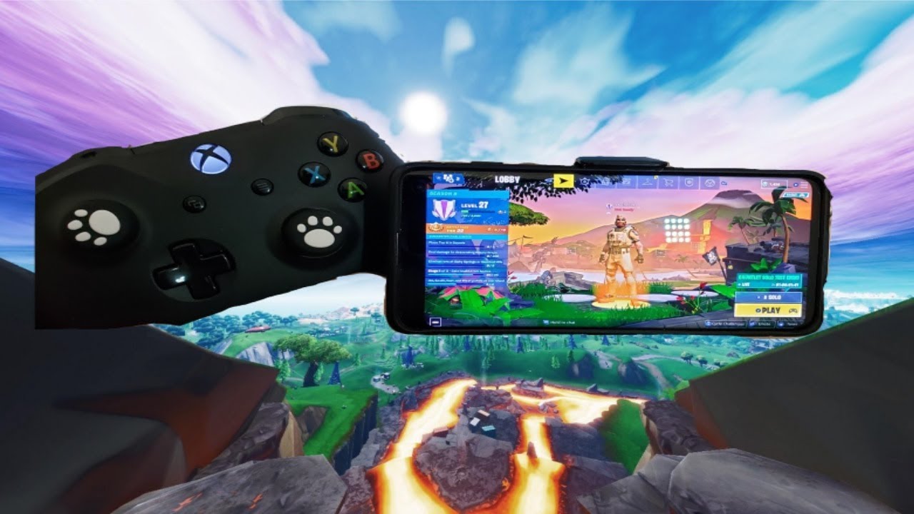 Galaxy S10 Fortnite Mobile Gameplay High Settings 60 Fps Off Screen Capture Youtube