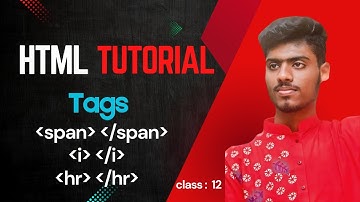 Master Html Tags In Bangla: 2024 Tutorial On Html Span & Line Breaks! ✨✨