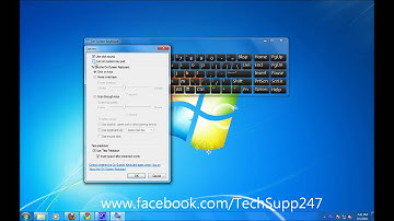 Enable the Onscreen Keyboard