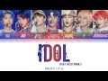 BTS IDOL Remix Feat Nicki Minaj Color Coded Lyrics HAN ROM ENG INA 가사 BTS IDOL Remix Feat Nicki Minaj Color Coded Lyrics HAN ROM ENG INA 가사