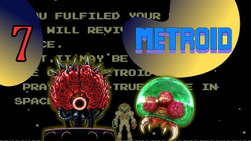 Metroid Playthrough Part 7/Motherbrain Escape and Ending!(no commentary,100%)
