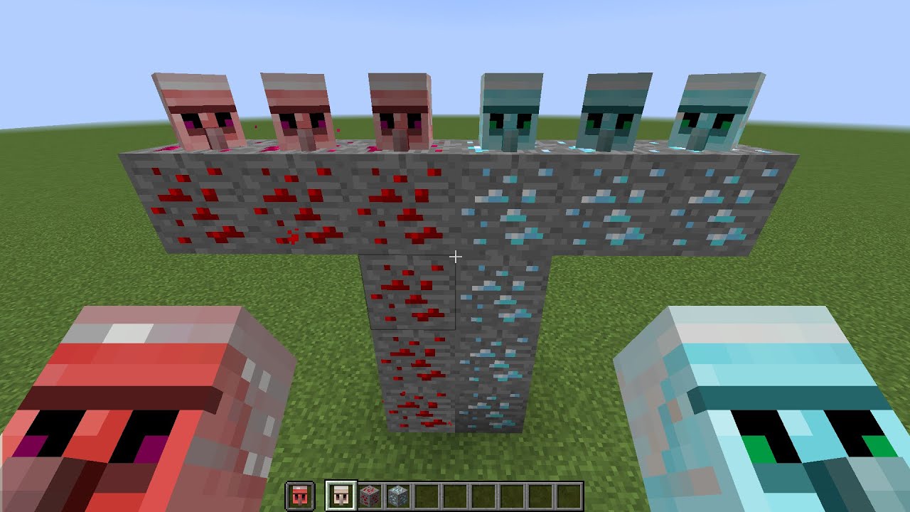 what if you create an ORES GOLEM in MINECRAFT - YouTube