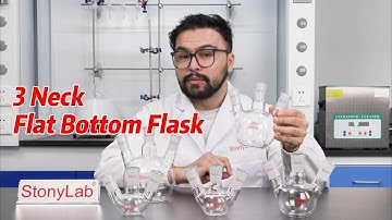 StonyLab 3-Neck Flask – Heat, Feed, Measure in One! ⚗️