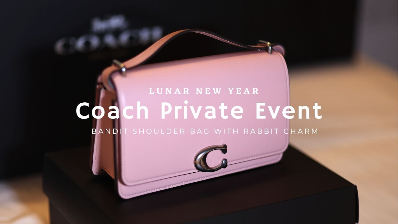 Lunar New Year Coach Private Event | Pink Bandit Shoulder Bag with ...
