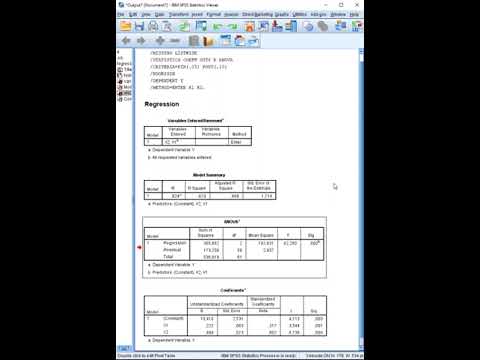 Video: Bagaimanakah cara membuat pembolehubah dalam SPSS?