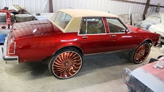 WhipAddict: Kandy Red Oldsmobile Delta 88 on 30" Magro Forgiatos, Custom Interior, Kents