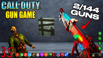 GUN GAME on 1 Window Challenge Map Goes Crazy! (Black Ops 3 Zombies)