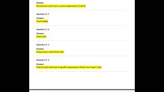 Full CHIPOTLE'S FOOD SAFETY SEVEN EXAM QUESTIONSActual Qs and Ans - Expert-Verified Explanation News