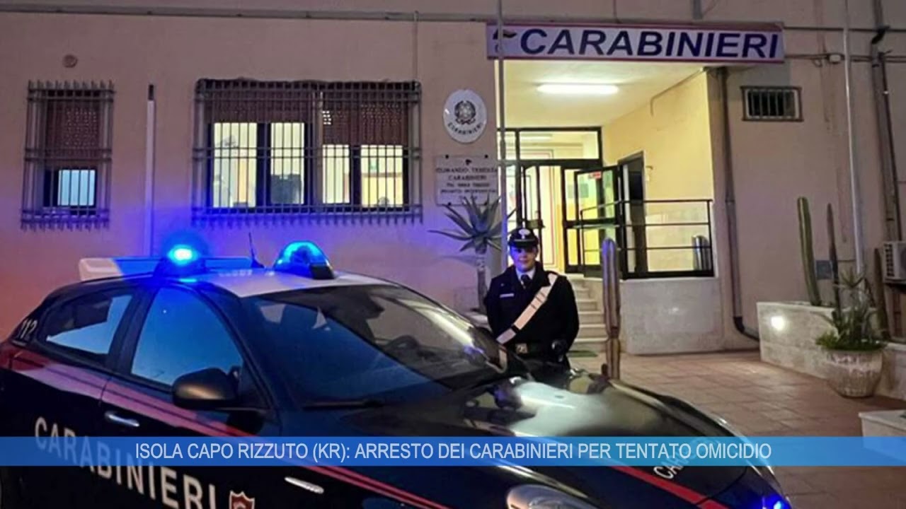 ISOLA CAPO RIZZUTO(KR): ARRESTO DEI CARABINIERI PER TENTATO OMICIDIO