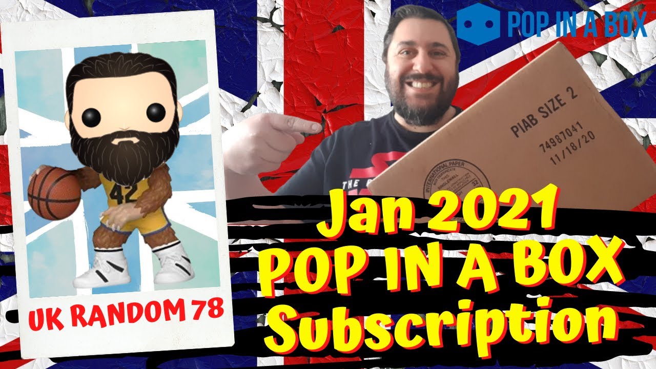 Unboxing Pop In A Box Subscription for Jan 2021