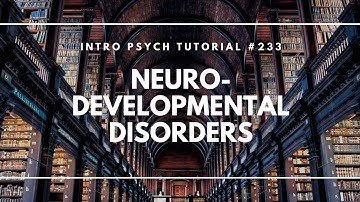 Neurodevelopmental Disorders (Intro Psych Tutorial #233)