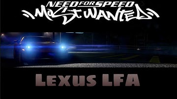 Lexus LFA || 204 km/hr || Downtown Run || Need For Speed Most Wanted #lexus #lexuslfa #nfs