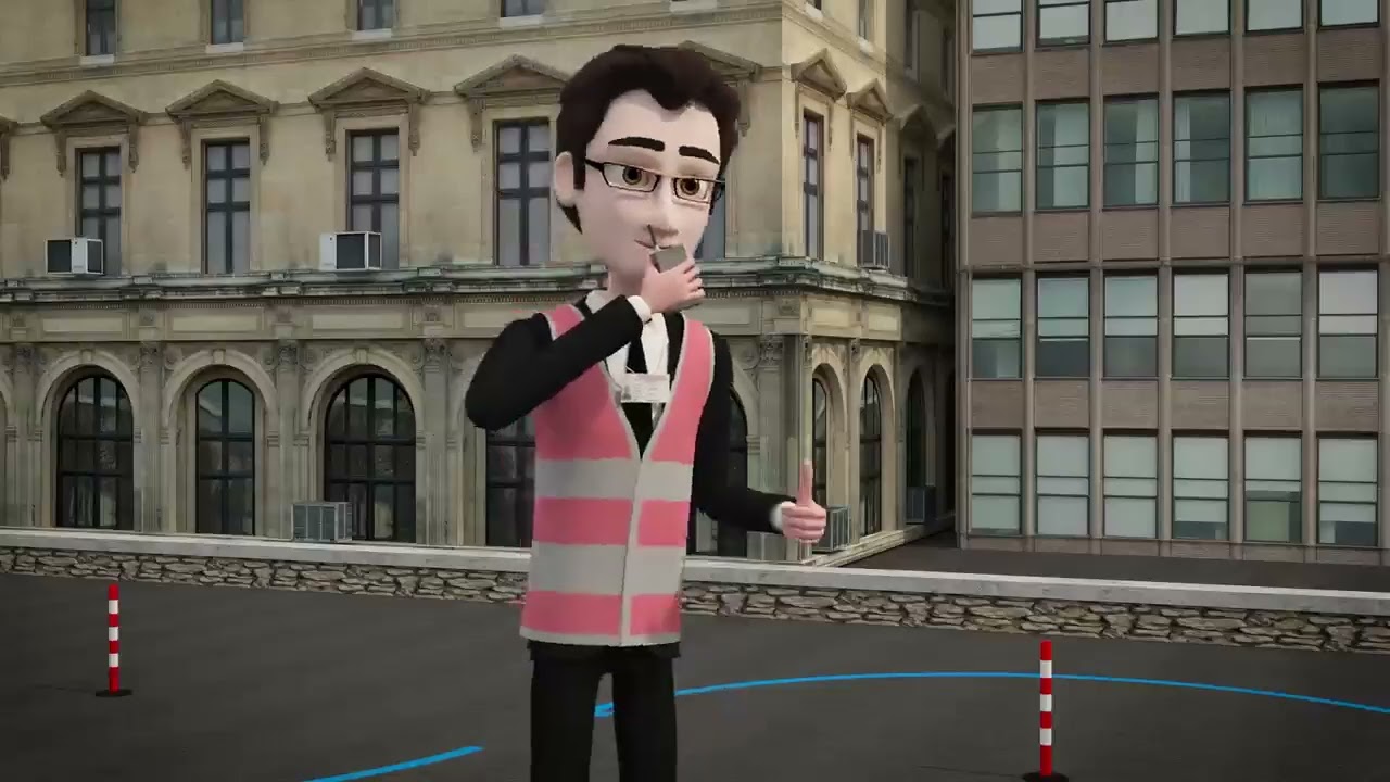 09.01.2025 tarihi itibariyle uygulanacak olan MOTOSİKLET (A1-A2-A) Direksiyon Sınavı Animasyonu