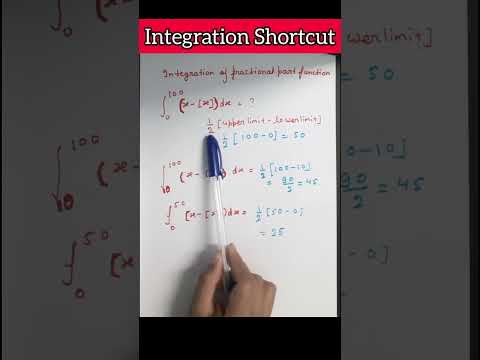 Integration trick |Integration
