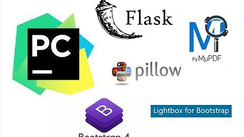 PDF Image Extractor Web Application Using Flask, PyMuPDF and Bootstrap 4 in Pycharm IDE