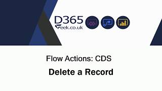 Flow Actions: CDS -  Delete A Record