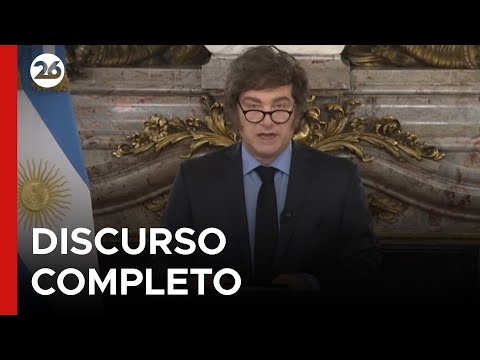 🚨 EN VIVO - ARGENTINA | Discurso completo de Javier Milei: presentación del Presupuesto 2026