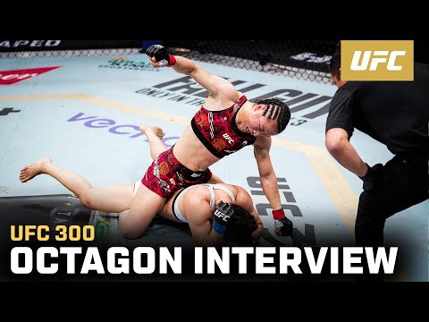 Zhang Weili Octagon Interview  UFC 300