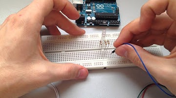 Arduino tutorial : Connect LED RGB