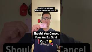 Why I CANCELED my AmEx Gold card ➡️ #CreditScore #MoneyHacks