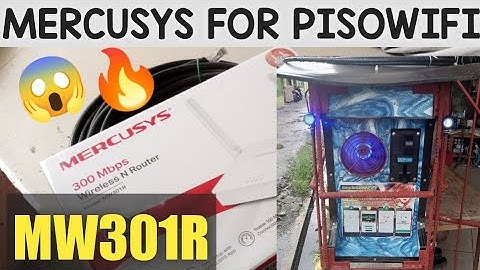 HOW TO CONFIGURE MERCUSYS MW301 FOR PISO WIFI W/ 2 ANTENNA SETUP | VERY EASY