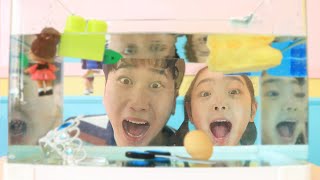 재밌는 실험 놀이 역할극 !  Sink or Float Lab test challenge - 슈슈토이 Shushu ToysReview