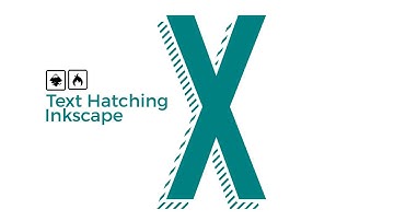 Inkscape tutorial Create a text hatching effect