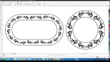 How To Put Ornaments On Any Shape In Coreldraw / Coreldraw Tutorial / CorelwaliSarkar