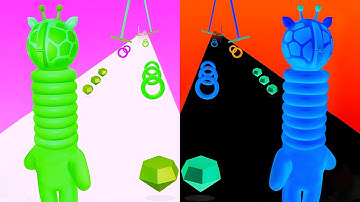 Long Neck Run 🏃 vs Reverse gameplay  Colour Run walkthrough , iOS Android New Update ( part : 1753 )