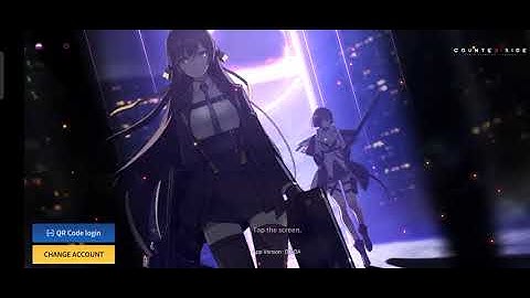 Counterside login screen(Karen Wong & Joo Shiyoung)