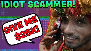 HE Wants $25K a MONTH to quit! SCAMMER DESTROYED!
