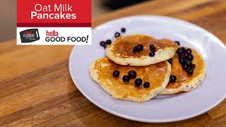 Light & Fluffy Oat Milk Pancakes (Dairy-Free Pancakes)