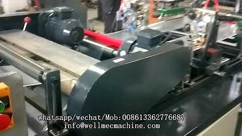 1 Double line 11 holes file folder bag a4 pp sheet bag making machine